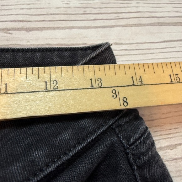 LOFT Curvy Skinny Mid Rise Black Denim Jeans Pants Women's Size 4 - Picture 11 of 16